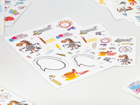 Наклейки ПВХ Sticker Pack на заказ, L
