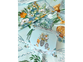 Платок Мелодия хрусталя, голубой