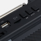 Bluetooth-колонка с радио Comradio, черная