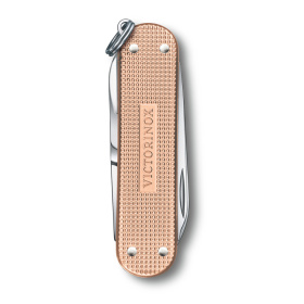 Нож-брелок VICTORINOX Classic SD Alox Colors "Fresh Peach", 58 мм, 5 функций, персиковый