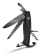 Нож перочинный VICTORINOX RangerGrip 55 Onyx Black, 130 мм, 12 функций, с фиксатором лезвия, чёрный