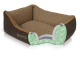 SCRUFFS Лежак для животных с бортиками "Thermal Box Bed", коричневый, 90х70х21см (Великобритания)