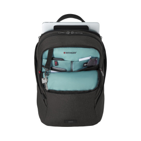 Рюкзак WENGER MX Light 16”, серый, 100% полиэстер, 31х20х44 см, 21 л
