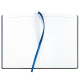 Ежедневник Bookmark, недатированный, черный с синим
