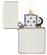 Зажигалка ZIPPO Classic с покрытием Glow In The Dark, латунь/сталь, белая, матовая, 38x13x57 мм