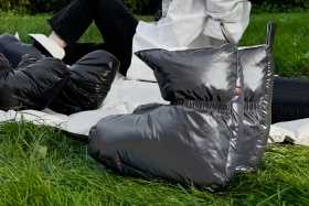 543639 Сапожки-носочки пуховые Comfort Socks Travel Grass Graphite  36-39 р.