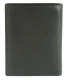 Портмоне BUGATTI Vertice, чёрное, натуральная воловья кожа, 10,5х2х12,8 см