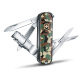 Нож-брелок VICTORINOX NailClip 580, 65 мм, 8 функций, зелёный камуфляж
