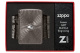Зажигалка ZIPPO Armor® с покрытием Black Ice®, латунь/сталь, чёрная, 38x13x57 мм