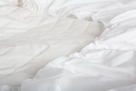 220904 Наматрасник MATTRESS COTTON DRYSOFT GRASS непромокаемый с юбкой 90х200х40