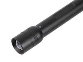 Фонарь на батарейках с регулируемым фокусом Wand, IPX7, 250 Лм (черный)