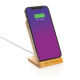 Док-станция Bamboo FSC® для беспроводной зарядки, 5 Вт