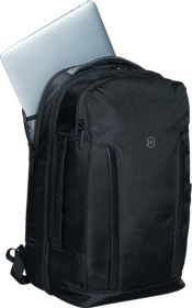 Рюкзак VICTORINOX Altmont Deluxe Travel Laptop 15'', чёрный, полиэфирная ткань, 30x26x46 см, 25 л