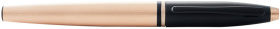 Ручка-роллер Cross Calais Brushed Rose Gold Plate and Black Lacquer