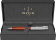 Шариковая ручка Parker Sonnet Essentials Orange SB Steel CT, цвет чернил black, перо: M, в подарочной упаковке.