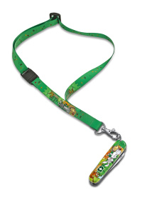 Набор для детей VICTORINOX "Кролик": перочинный нож 84 мм, шнурок на шею, книга-раскраска, зелёный