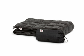 644151 Дорожный плед пуховый Travel Plaid Grass Black 140х200