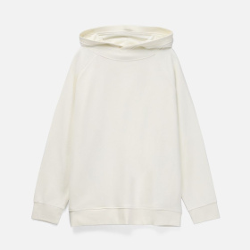 Худи унисекс H5, молочно-белое