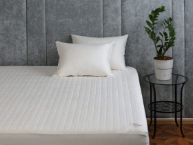 2201404 Наматрасник MATTRESS COTTON DRYSOFT GRASS непромокаемый с юбкой 140х200х40