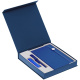 Коробка Arbor под ежедневник, аккумулятор и ручку, синяя