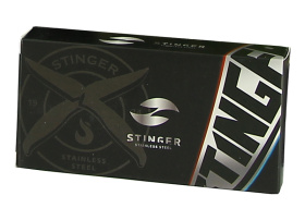 Мультитул Stinger, сталь/пластик (красно-черный), 9 инструментов, нейлоновый чехол, коробка картон