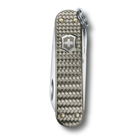 Нож-брелок VICTORINOX Classic SD Precious Alox "Infinite Grey", 58 мм, 5 функций, серый