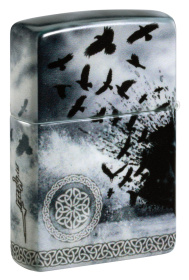 Зажигалка ZIPPO Mazzi® с покрытием 540 Matte, латунь/сталь, белая, 38x13x57 мм