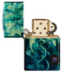 Зажигалка ZIPPO Anne Stokes с покрытием 540 Tumbled Brass, латунь/сталь, разноцветная, 38x13x57 мм