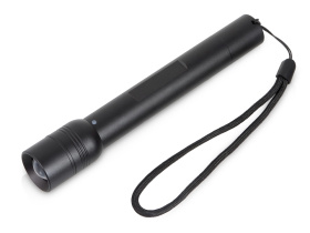 Фонарь на батарейках с регулируемым фокусом Wand, IPX7, 250 Лм (черный)