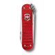 Нож-брелок VICTORINOX Classic SD Precious Alox "Iconic Red", 58 мм, 5 функций, красный