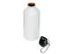 Матовая спортивная бутылка Hip S с карабином и объемом 400 мл, белый (P)