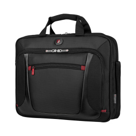 Портфель для ноутбука 15'' WENGER, черный, полиэстер/ПВХ, 40 x 15 x 33 см, 9 л