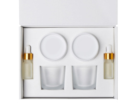 Набор для создания 2-х ароматических свечей: имбирный пряник, рождественская елка (без лого LM)