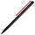 Шариковая ручка GrafeeX в чехле, черная с красным