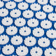 Массажный акупунктурный коврик с валиком Iglu, синий с белым
