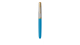 Перьевая ручка Parker 51 Premium Turquoise GT перо; M/F, чернила: Black,Blue, в подарочной упаковке.