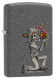 Набор ZIPPO Влюбленные зомби из двух зажигалок с покрытием Iron Stone™, серые, матовые