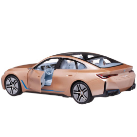 Машина р/у 1:14 BMW i4 Concept 2,4G золотистый цвет, открываемые дверцы, свет.