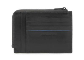 Портмоне Piquadro Blue Square Revamp, кожа натуральная, черный  [pu1243b2vr/n]