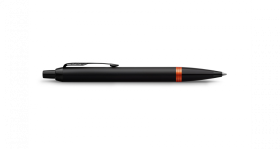 Шариковая ручка Parker IM Vibrant Rings Flame Orange, стержень: Mblue, в подарочной упаковке.