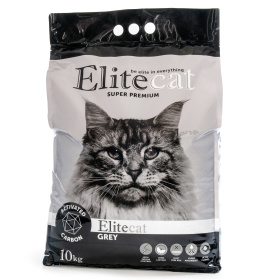 ELITECAT Наполнитель комкующийся с активированным углем "Activated Carbon", 11.4л / 10кг