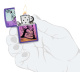 Зажигалка ZIPPO Skull Tree с покрытием Purple Matte, латунь/сталь, черная 38x13x57 мм
