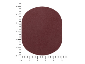 ПАТЧ ОВАЛ nubuk (коричневый ) 6,0 х 5,0 см