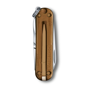 Нож-брелок VICTORINOX Classic SD Colors "Chocolate Fudge", 58 мм, 7 функций, карамельный