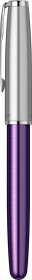 Перьевая ручка Parker Sonnet Essentials Violet SB Steel CT, перо: F, цвет чернил black, в подарочной упаковке.