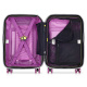 Чемодан 4-х колесный DELSEY REMPART 35 x 55 x 25 см фиолетовый