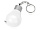 Брелок-рулетка для ключей 1 м., белый/серебристый