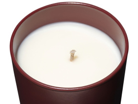 Ароматическая свеча в бордовом стакане Sunset, коллекция Exclusive, 250 мл (красный)