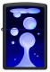 Зажигалка ZIPPO Lava Lamp с покрытием Black Light, латунь/сталь, черная,матовая 38x13x57 мм