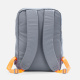 Рюкзак B2, серый с оранжевыми стропами
